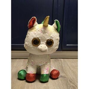 New! Holiday‎ 16" TY STARDUST the Unicorn Changing Sequins